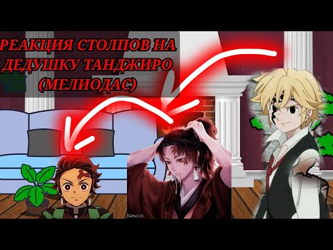 Видео: Реакция столпов на дедушку танджиро[мелиодас][ч1-?]/гача клуб/гача лайф/