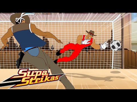 Видео: Ниндзя обыгрывает Биг Бо в "Мире Дикого Запада"! | Мультфильм про Футбол - Супер Страйкеры