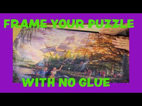 Видео: КАК СДЕЛАТЬ РАМКУ ВАШЕГО ПАЗЛА ЗА 5 МИНУТ БЕЗ КЛЕЯ СВОИМИ РУКАМИ