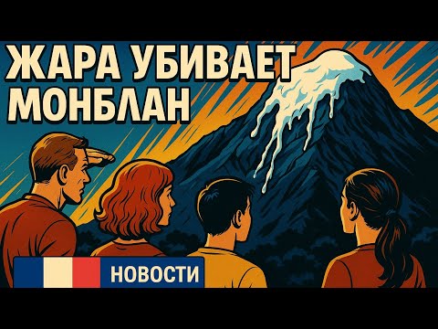 Видео: Франция горит: жара, аресты и купание в Сене.