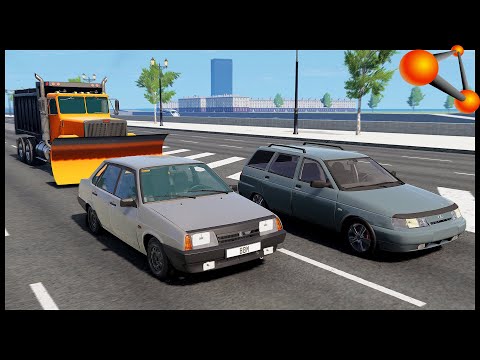 Видео: ЧИЩУ ДОРОГУ От МАШИН! Пробок НЕТ! - BeamNg Drive