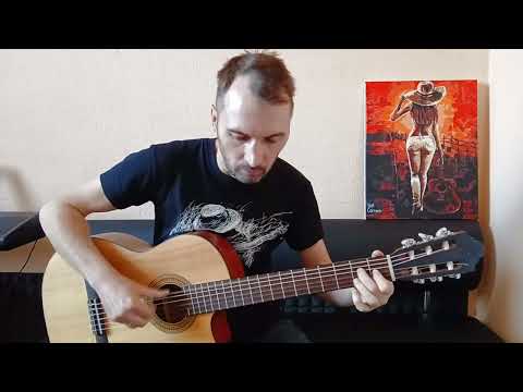 Видео: Не лякай - Osty & Klavdia Petrivna (1-й варіант Am) фінгерстайл кавер на гітарі