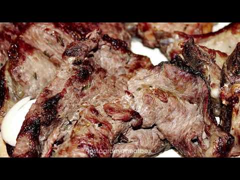 Видео: Нежный ШАШЛЫК из ГОВЯДИНЫ - Азербайджанский БАСТЫРМА КЕБАБ