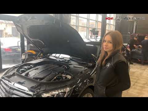 Видео: Maybach 222 стук ГРМ M276 замена муфты S class W222