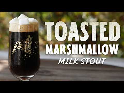 Видео: Как приготовить молочный стаут ​​с поджаренным зефиром дома — руководство для начинающих