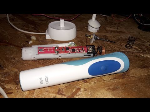 Видео: Ремонт Электрической Зубной Щётки ORAL B Braun . Иногда Отключается Без Видимых Причин !