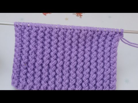 Видео: Резинка "Хлебный колос" спицами.