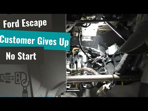 Видео: Ford Escape: клиент сдался — машина не заводится, двигатель не крутится