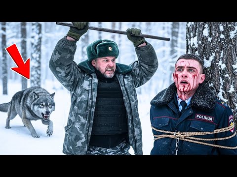 Видео: Он забивал полицейского до смерти — Но Волк, ворвавшийся из метели, изменил всё.