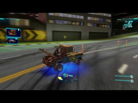 Видео: Полное прохождение "Тачки 2" с персонажем Мэтр (Xbox 360)