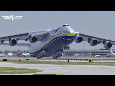 Видео: Антонов Ан-225 — эпический взлет самого большого в мире грузового самолета в X-Plane 11!