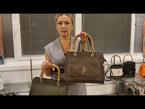 Видео: Итальянские кожаные сумки MARINA C. Прямой эфир с фабрики из Италии #fashion #рекомендации #style