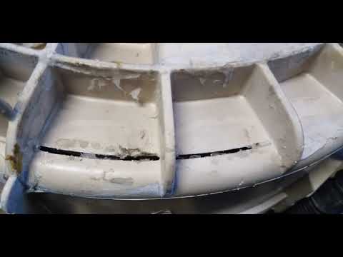 Видео: Ремонт пластикового бака стиральной машины. Washing machine plastic tank repair.