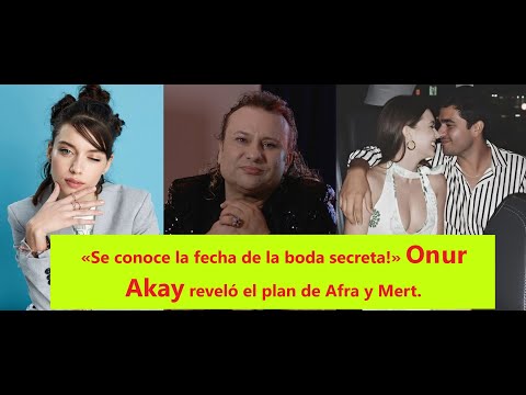 Видео: «Дата тайной свадьбы известна!» Онур Акай раскрыл план Афры и Мерта.