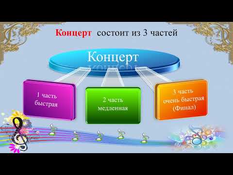 Видео: Музыка, 2 класс: Музыкальное путешествие в страну Концерт