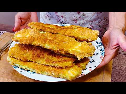 Видео: роскошный стейк из кабачков! Этот рецепт очень простой, быстрый и вкусный в приготовлении!