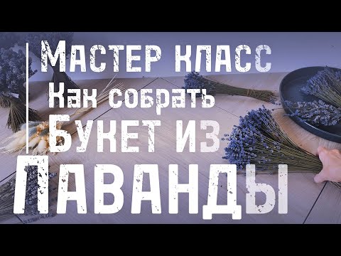 Видео: Мастер-класс 🌿 Как собрать букет из лаванды | Спиральная техника флористики