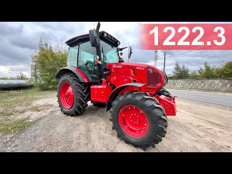 Видео: Первые впечатления о новом Беларус-1222.3 в красном цвете