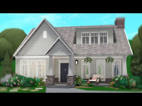 Видео: Строим реалистичный коттедж в Блоксбурге с Frenchrxses