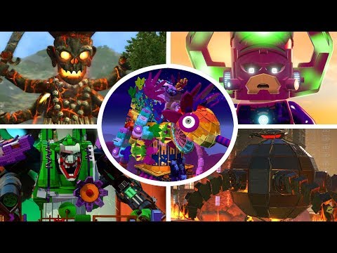 Видео: Все гигантские боссы в видеоиграх LEGO