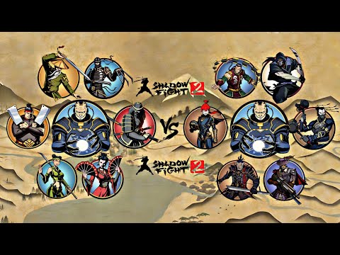 Видео: Все боссы против телохранителей титанов || Shadow Fight 2