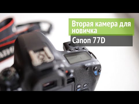 Видео: Второй фотоаппарат для начинающего, что выбрать в 2021? Или обзор Canon 77D.