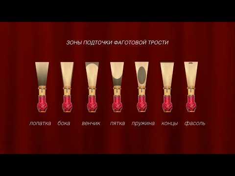 Видео: Трость для фагота, подгонка и подточка