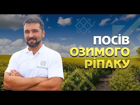 Видео: Якісний посів озимого ріпаку. Рекомендації від агронома-експерта компанії Макош