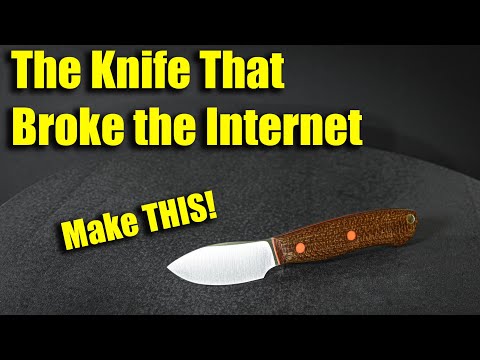 Видео: Нож, который взорвал Интернет — создайте этот потрясающий нож для снятия шкуры!