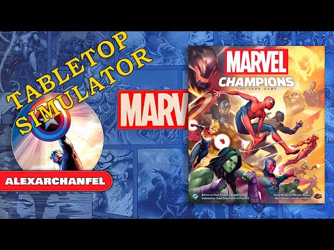 Видео: Marvel Champions: The Card Game настольная игра Tabletop Simulator