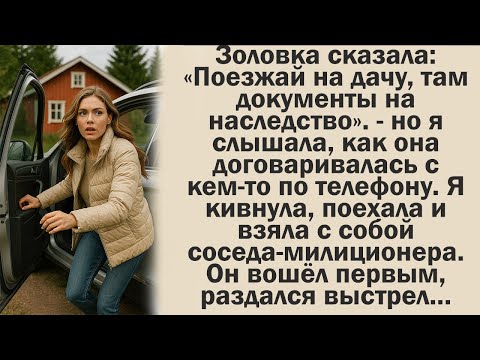 Видео: Золовка сказала: «Поезжай на дачу, там документы на наследство лежат». - но я слышала, как она...