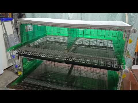 Видео: Рестайлинг пластиковой клетки для перепелов