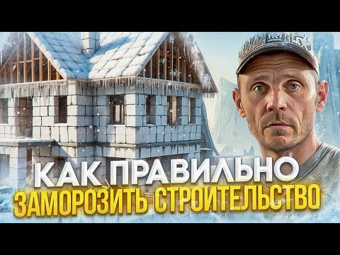 Видео: Успей ДО ЗИМЫ! Как заморозить стройку чтобы НЕ ПЕРЕДЕЛЫВАТЬ всё сначала