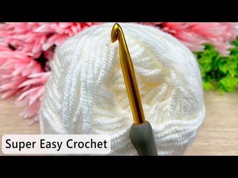 Видео: ПРОСТОЙ узор для вязания крючком для начинающих! Красивый узор для вязания крючком для одеяла