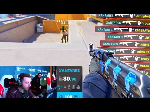 Видео: 12 минут ДОМИНИРОВАНИЯ XANTARES CS2!