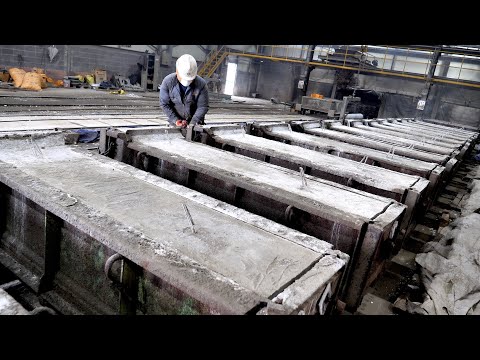 Видео: Процесс изготовления прочной бетонной водопроводной трубы.