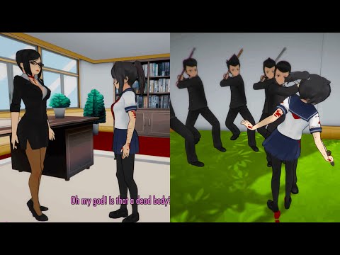 Видео: Часть2. Первое полугодие Яндере симулятора из 2016г. / Yandere Simulator
