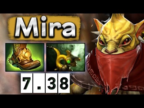 Видео: Мира на Баунти Хантере, 10 смертей, но много пользы - Mira Bounty Hunter 7.38 DOTA 2