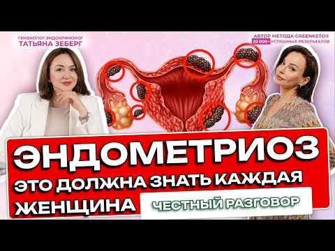 Видео: Эндометриоз начинается с кишечника: симптомы, питание и помощь себе | к.м.н. Татьяна Зеберг