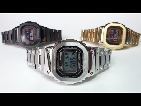 Видео: Стальные CASIO G-SHOCK GMW-B5000