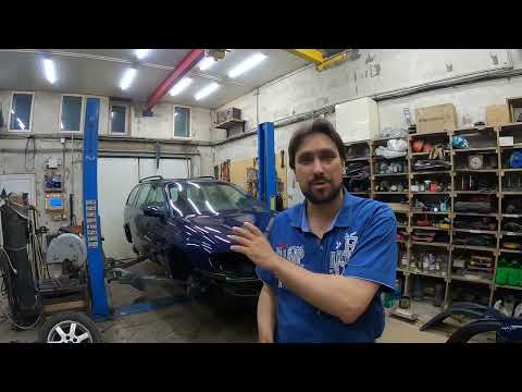 Видео: Часть 8. Opel Omega B 1996г. Установил двигатель, накинул двери, установка бамперов и молдингов.