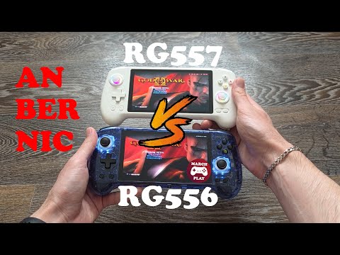 Видео: ANBERNIC RG557 СРАВНЕНИЕ С RG556