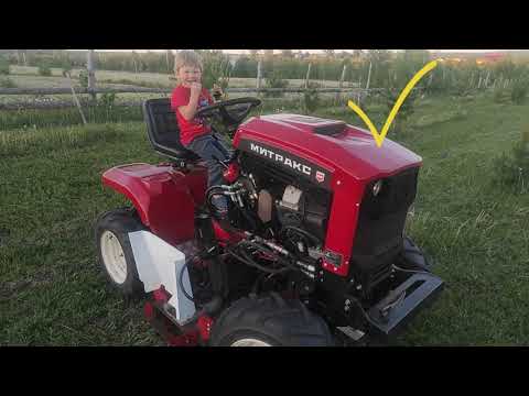 Видео: Митракс Т150. Работа газонокосилки.