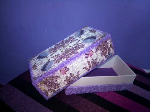 Видео: Шкатулка из коробки от смартфона