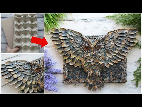 Видео: БУМАЖНЫЕ ЛОТКИ ОТ ЯИЦ И ГОФРО-КАРТОН ПРЕВРАЩАЮТСЯ В....#DIY