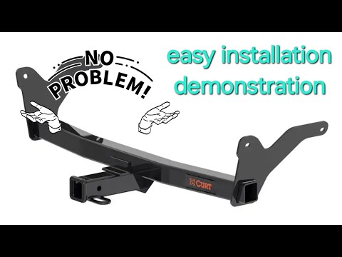 Видео: Установка фаркопа для Toyota Grand Highlander 2024 года, модель Curt 13519