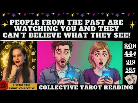 Видео: ЛЮДИ ИЗ ВАШЕГО ПРОШЛОГО СМОТРЯТ ЗА ВАМИ И НЕ МОГУТ ПОВЕРИТЬ В ТОЕ, ЧТО ВИДЯТ!!! Tarot Collective