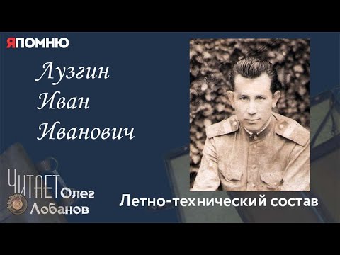 Видео: Лузгин Иван Иванович. Проект "Я помню" Артема Драбкина. Летно технический состав.