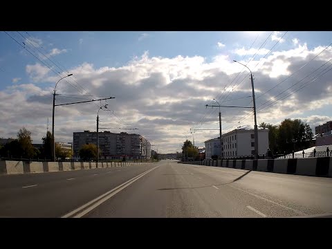 Видео: Рыбинск. Почти солнечный день, ранняя осень