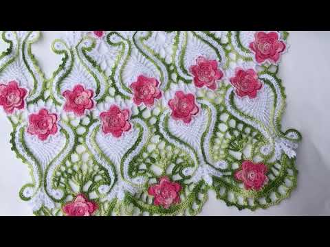 Видео: Небольшой обзор мотива «Амфора» в цветном варианте с видоизменённым цветком.